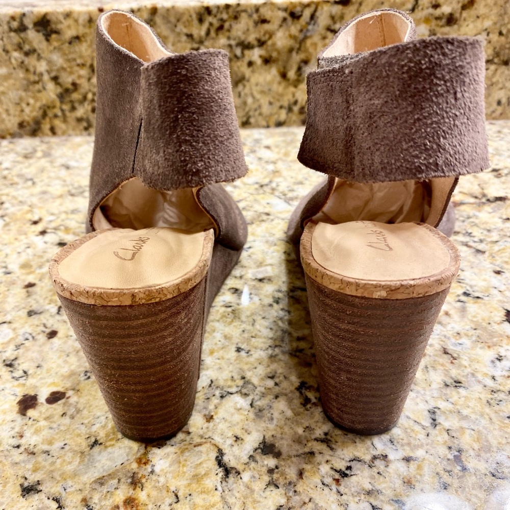 Clark Suede Wedges. - image 5